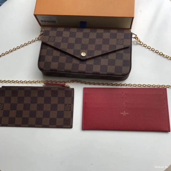 Pochette Felicie Bag Louis N63032 Damier Vuitton 0718